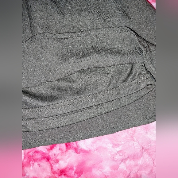 Purple Snow Off-the-Shoulder Boho Romper Size Large Olive Green - Picture 5 of 11